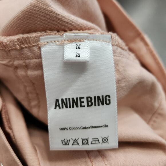 NWT Anine Bing Pink Denim Shorts Size Medium - Picture 5 of 9